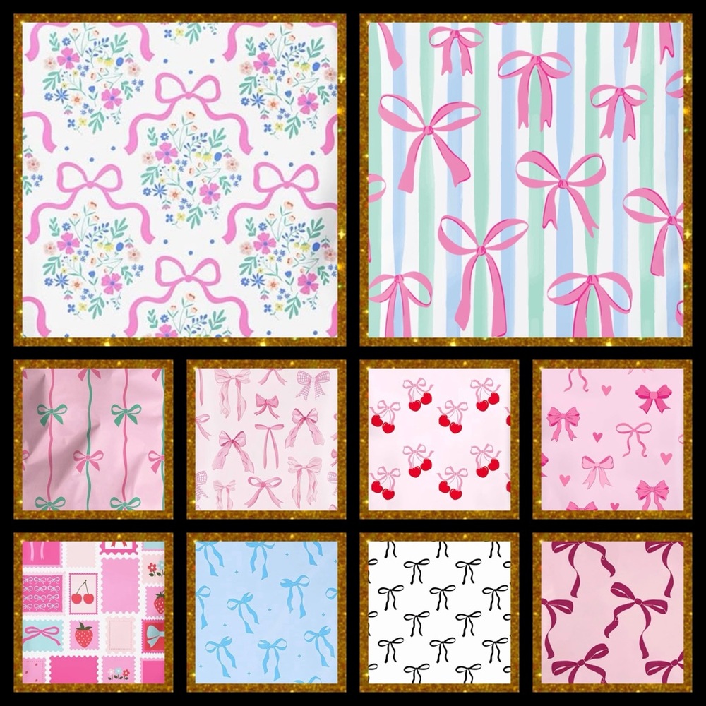 Poly Mailers 10x13 bow assortment